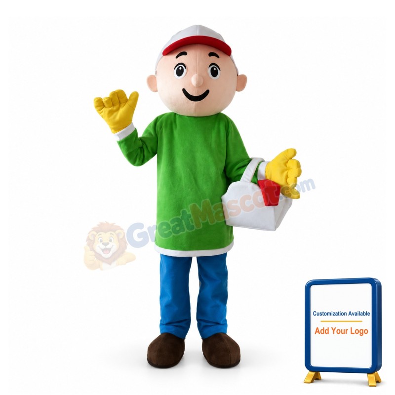 Happy Repairman Manny Garcia Mascot Costume