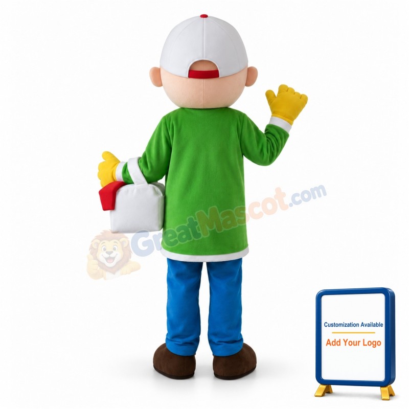 Happy Repairman Manny Garcia Mascot Costume