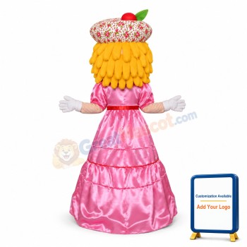 Beautiful Girl Mascot Costume