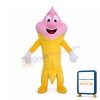 Adult Cartoon Strawberry Ice Cream Cone Lightweight Mascot Costume