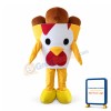 Take Away Fried Chicken Nuggets Bucket Lightweight Mascot Adult Costume