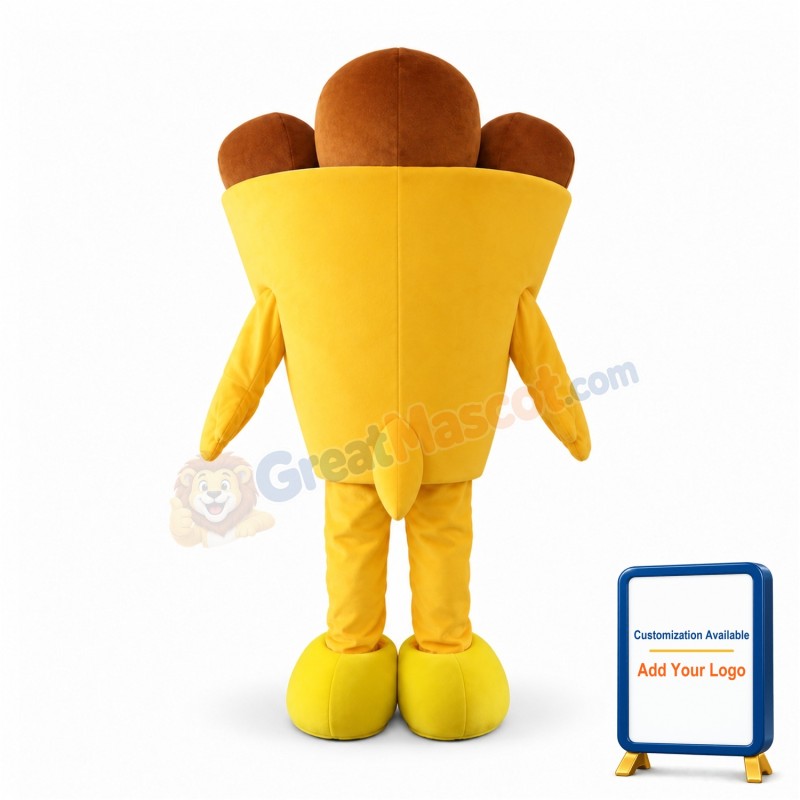 Take Away Fried Chicken Nuggets Bucket Lightweight Mascot Adult Costume