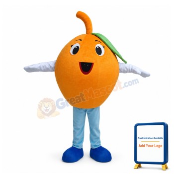 Lightweight Cartoon Orange Mascot Costume For Adult