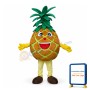 Deluxe Cartoon Pineapple Lightweight Mascot Adult Costume