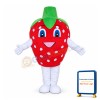 Cartoon Strawberry Lightweight Mascot Adult Costume