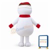 Christmas Snowman Mascot Costume For Adult