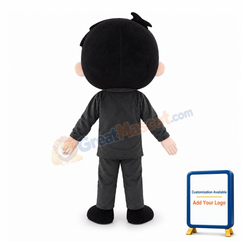 Handsome Boy Mascot Costume