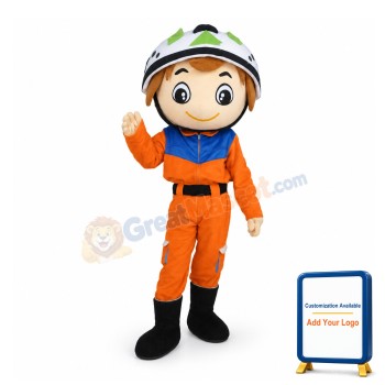 Fireman Mascot Costume