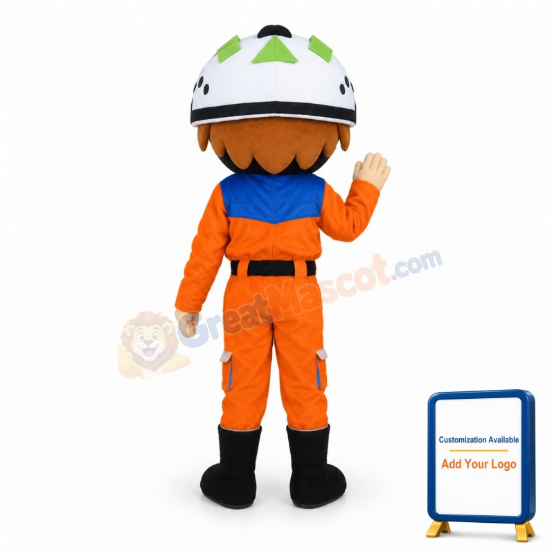 Fireman Mascot Costume