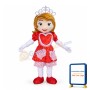 Beautiful Princess Sofia In Red Dress Mascot Costume	