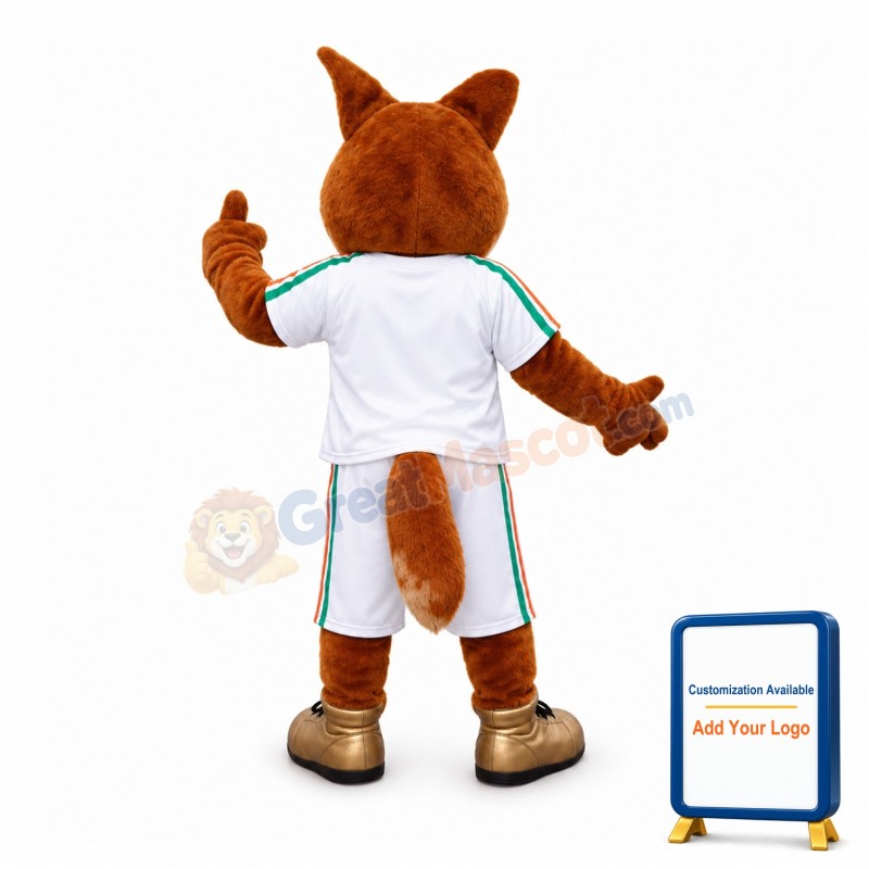 Sport Fox Mascot Costume