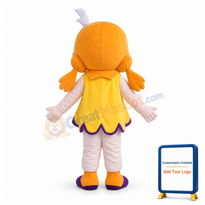 Cute Girl Mascot Costume