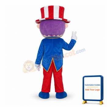 American Man Mascot Costume