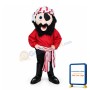 Red Pirate Mascot Costume