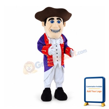 College Patriot Mascot Costume