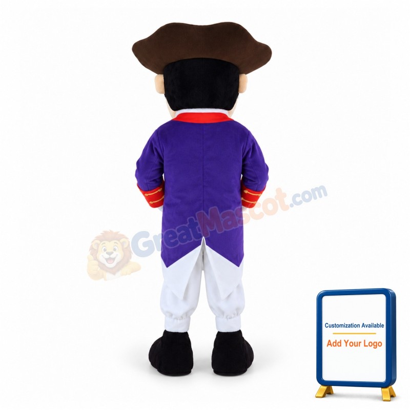 College Patriot Mascot Costume