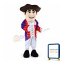 College Patriot Mascot Costume