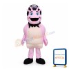 Adult Cartoon Pink Snail Mascot Costume