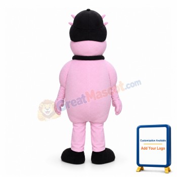 Adult Cartoon Pink Snail Mascot Costume