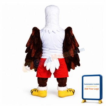 Cute Eagle Mascot Animal Cartoon Fancy Dress Costume Adult Size