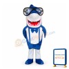 Mr. Blue Shark Cartoon Mascot Costume