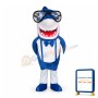 Mr. Blue Shark Cartoon Mascot Costume