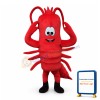 Adult Cartoon Spiny Lobster Mascot Costume