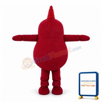 Cute Red Potato Cartoon Mascot Costume