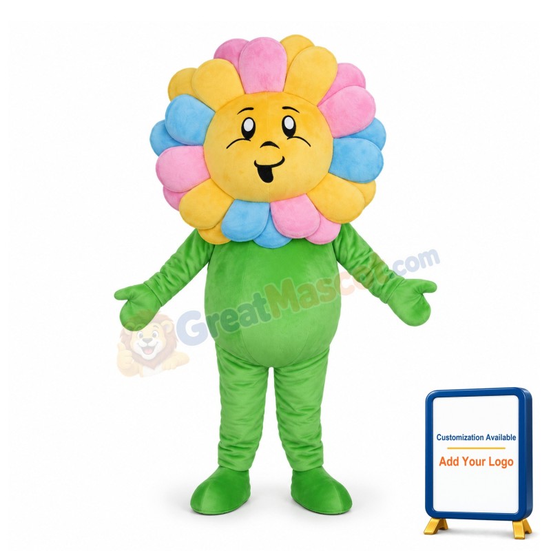 Lovely Flower Cartoon Mascot Costume