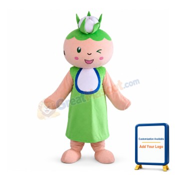 Lovely Cotton Boy Cartoon Mascot Costume