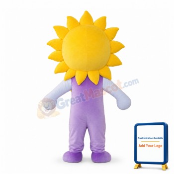 Cartoon Sun Man Mascot Costume