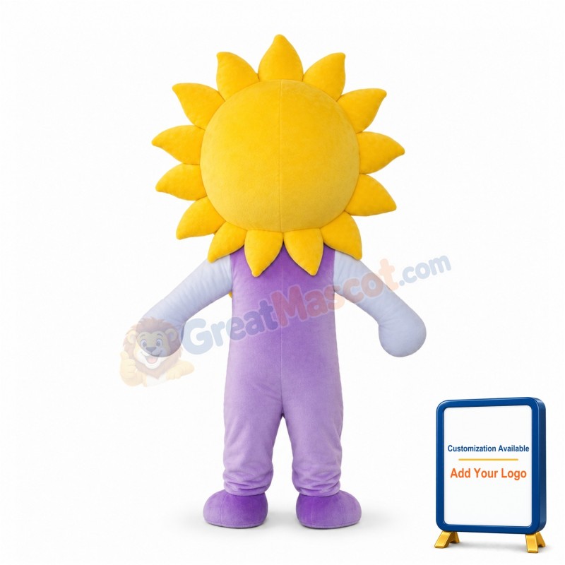 Cartoon Sun Man Mascot Costume