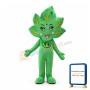 Cartoon Green Leaf Mascot Costume