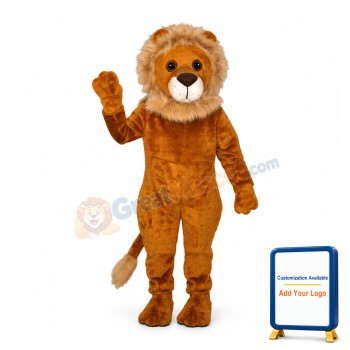 Friendly Lion Mascot Adult Costume