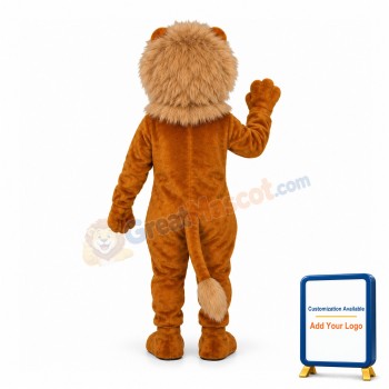 Friendly Lion Mascot Adult Costume