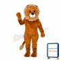 Friendly Lion Mascot Adult Costume