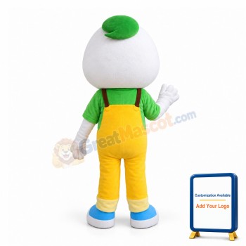 Cute Cartoon Coconut Boy Mascot Costume