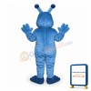Adult Cartoon Blue Snail Mascot Costume