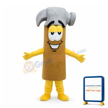 Cartoon Hammer Lightweight Mascot Adult Costume