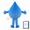 Cartoon Blue Water Drop Lightweight Mascot Adult Costume