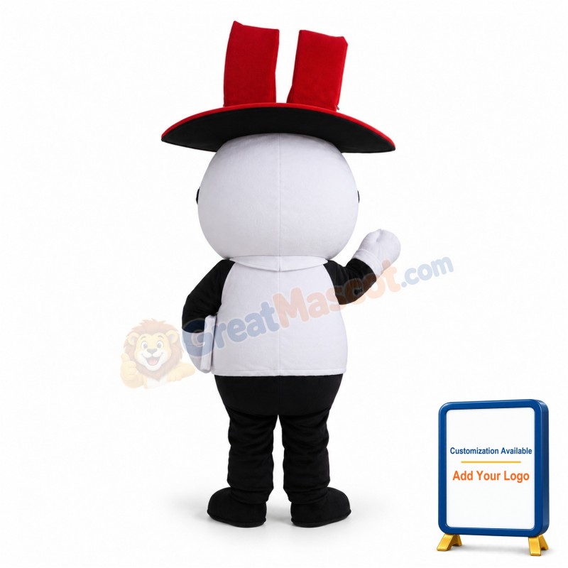 Cartoon Teacher Rabbit Mascot Costume