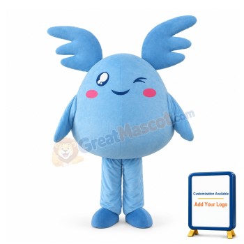 Cute Cartoon Blue Elf Lightweight Mascot Adult Costume
