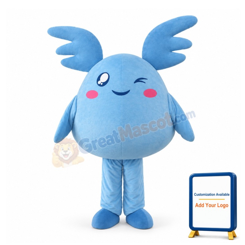 Cute Cartoon Blue Elf Lightweight Mascot Adult Costume