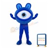 Big Blue Eye Monster Mascot Adult Costume