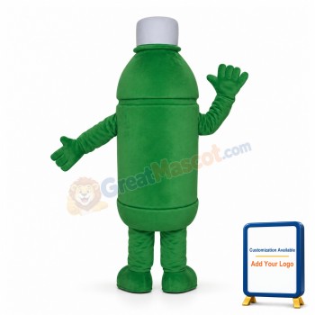 Deluxe Green Bottle Lightweight Mascot Adult Costume