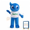 Cartoon Blue Water Drop Man Mascot Adult Costume