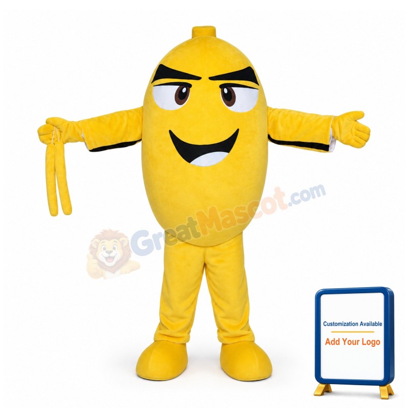 Huge Cartoon Lemon Lightweight Mascot Adult Costume