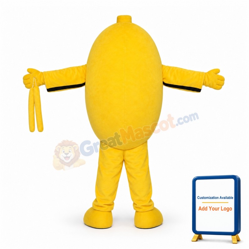 Huge Cartoon Lemon Lightweight Mascot Adult Costume