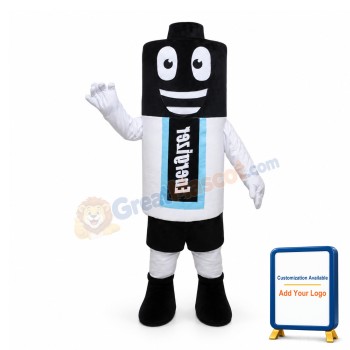 Huge Cartoon Battery Mascot Adult Costume 