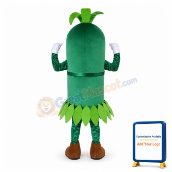 Cartoon Phoenix Bamboo Mascot Adult Costume